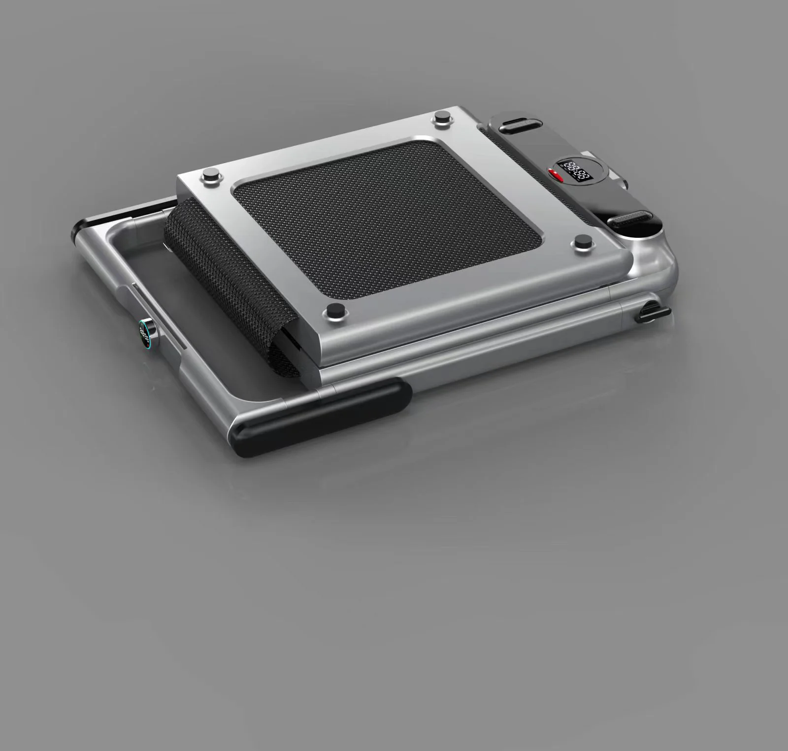 Handle up down different speed 2 in 1 walking running machine running board foldable walking pad treadmill