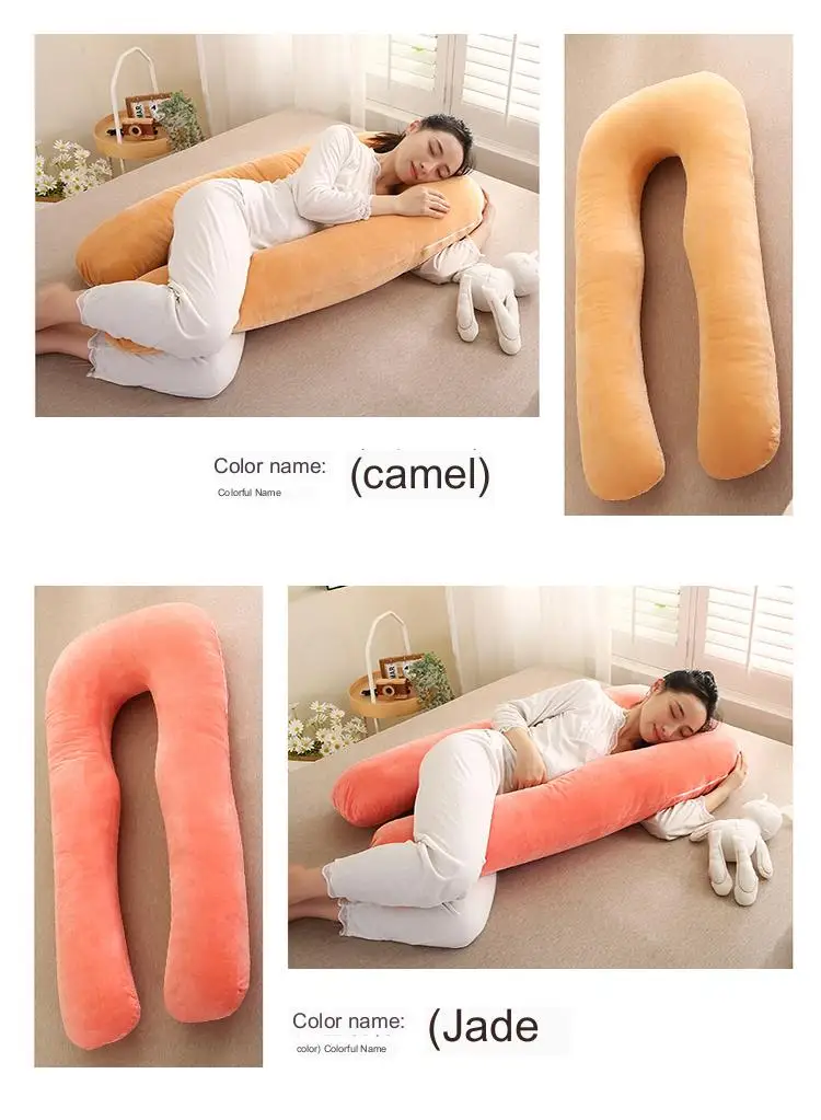 130*70 cm Comfortable Support Maternity Pillows Side Sleeping U Shaped Pillow Pregnancy for Maternity Women