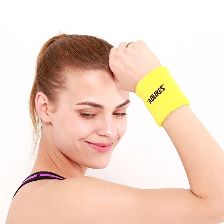 Wholesale Bracer Comfortable And Breathable Towel Sweatband Wrist Support