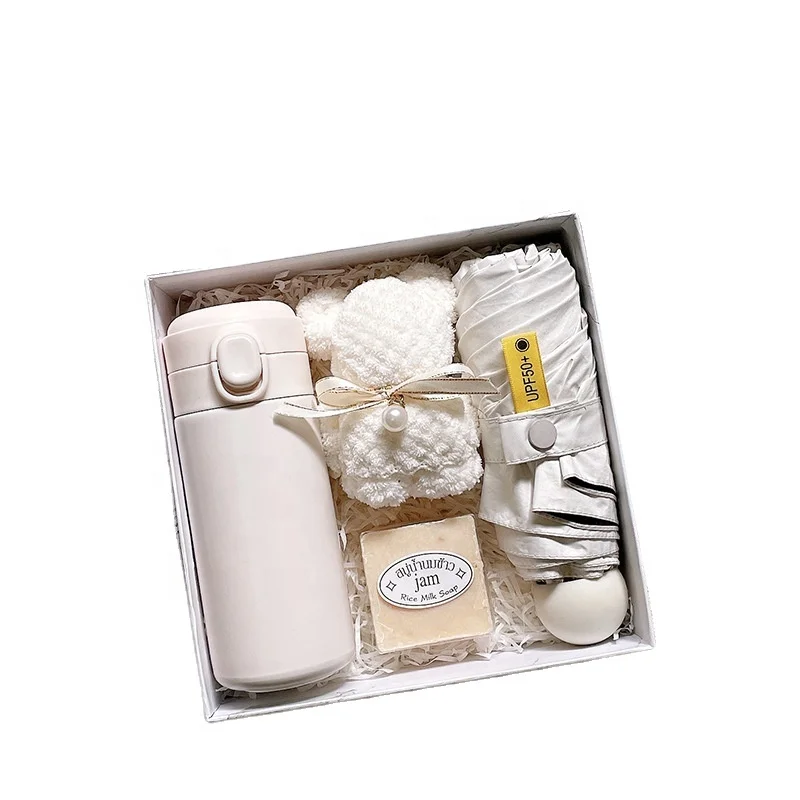 Деловой Подарок вакуумные чашки с зонтиком рождественские подарки термос чашка на годовщину полотенце дневник сувенирные предметы логотипом