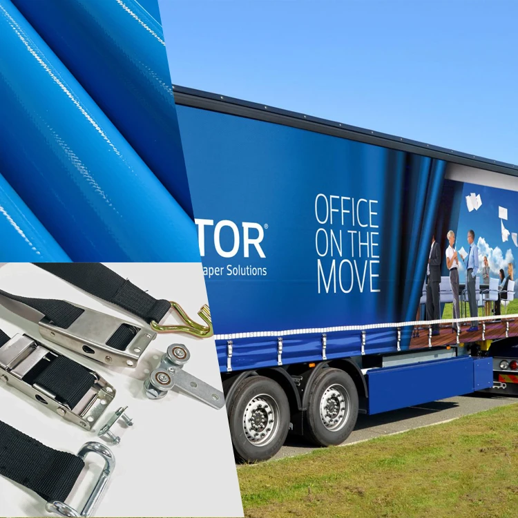 Litong оптовая продажа высокое качество непромокаемый ПВХ брезент чехол для грузовика боковой занавес прицепа