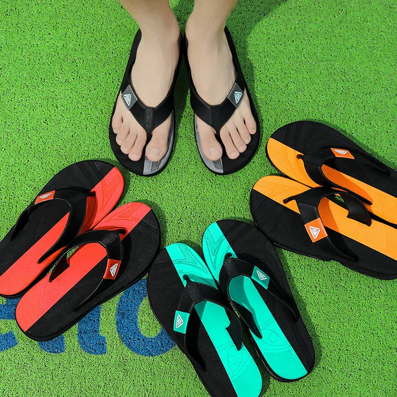 Summer Anti-slippery Light Weight Babouche Sadndals Shoes Beach Casual Flat Slides Slippers Flip Flops for Men