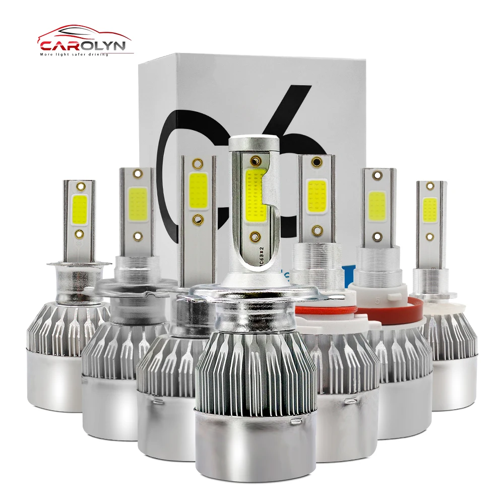 c6 led headlight motorcycle c6 h1 h3 led headlight bulbs h7 h11 led car headlight c6 h7 h4 far and near one 2016 lamp