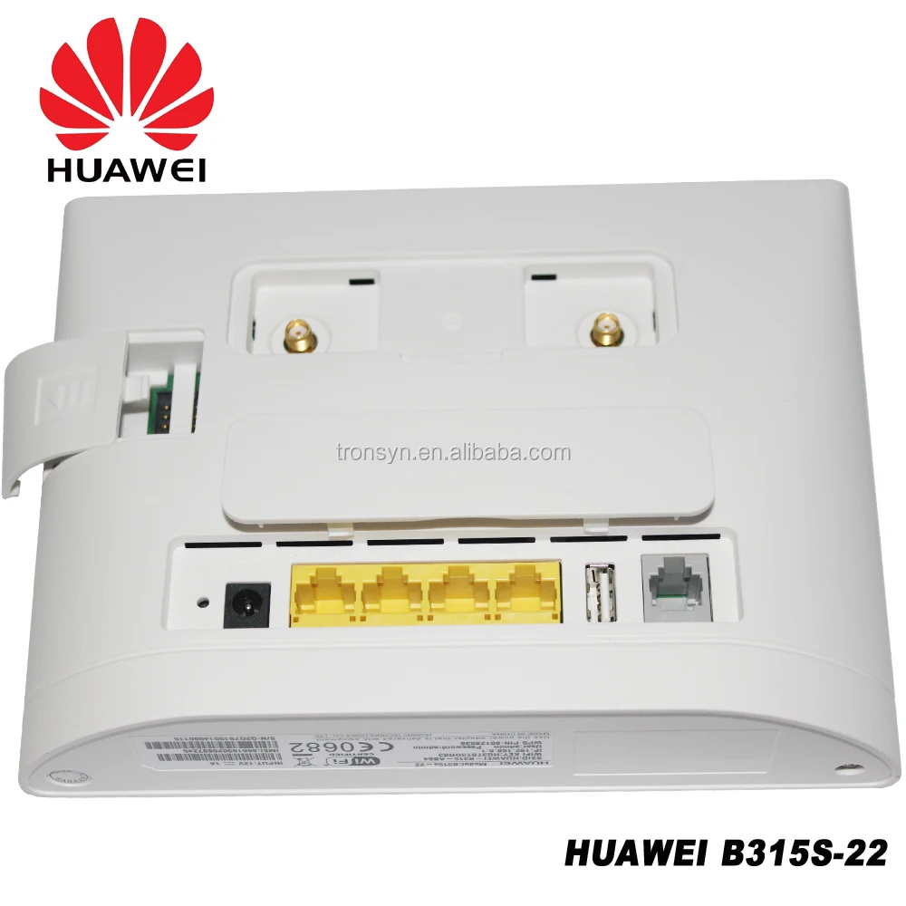 HUAWEI B315S-22 CAT4 150 Мбит/с 4G LTE уличный Wi-Fi маршрутизатор CPE с двойным внешним портом и Quad