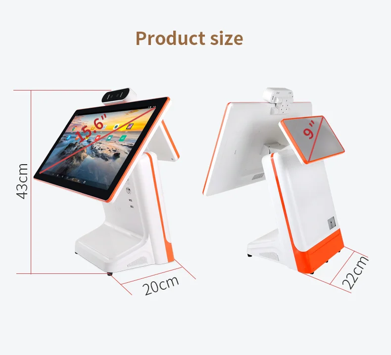 High quality cheap Dual touch screen pos system Price Checker for restaurant shop and retail stores