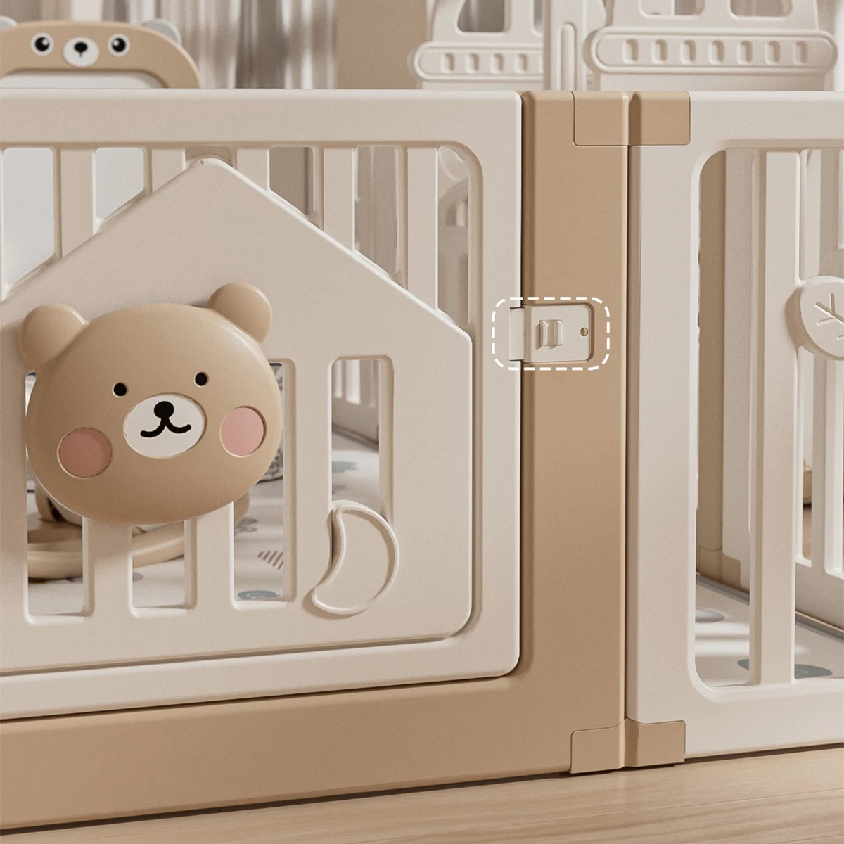 Baby Playpen Multi-Combination Toddler Play Yard Indoor Foldable Game Play Yard Safety Plastic Fence For Children