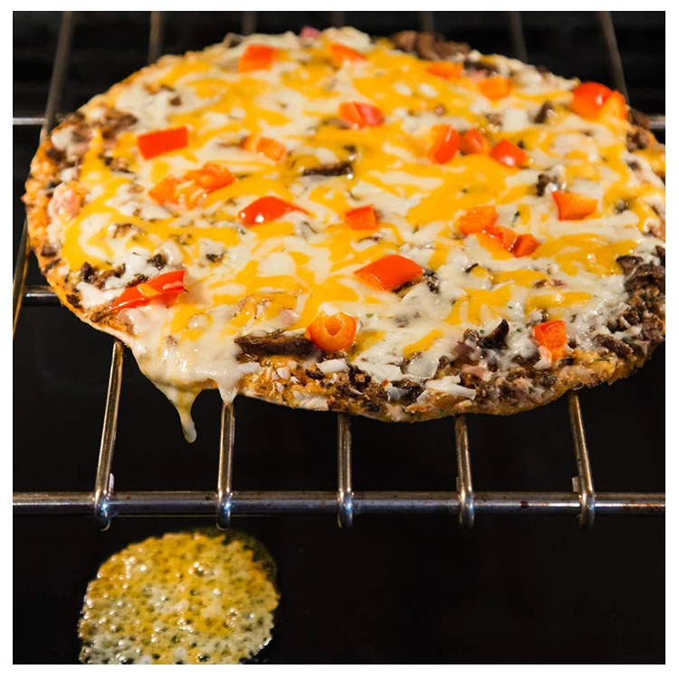 BPA and PFOA Free  Non Stick Oven Liners Set of 5 for Electric Gas Oven