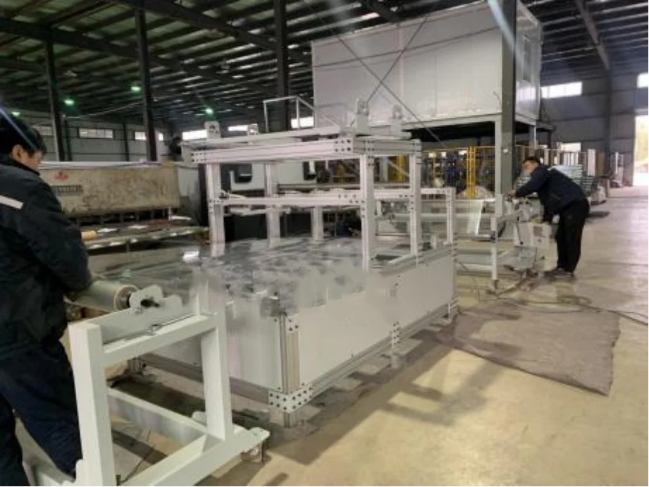 Building Material Soft Flexible Tile Machine Wall Panel Sheet Steel Assembly Line