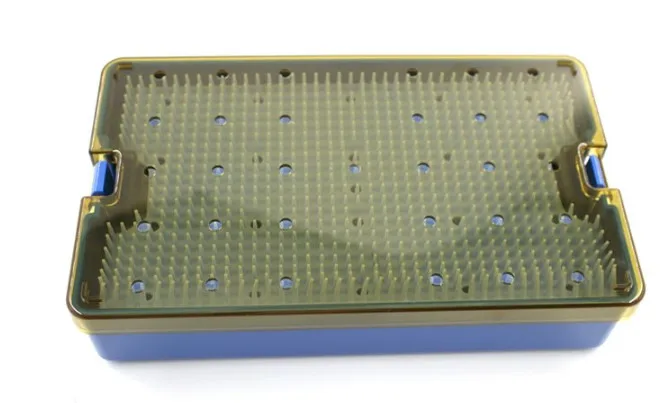 Sterilization  Silicone Mats Medical Disinfection Tray Case Box  For Ophthalmic Medical Instruments