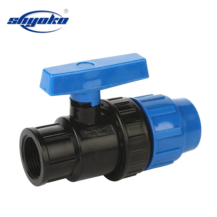  Irrigation valve pp/pvc compression quick connect for hdpe piping