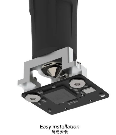 top quality Lightweight Aluminum V6 Nozzle Bracket For 3D Printer Accelerometer Optimize 3D Printing Performance