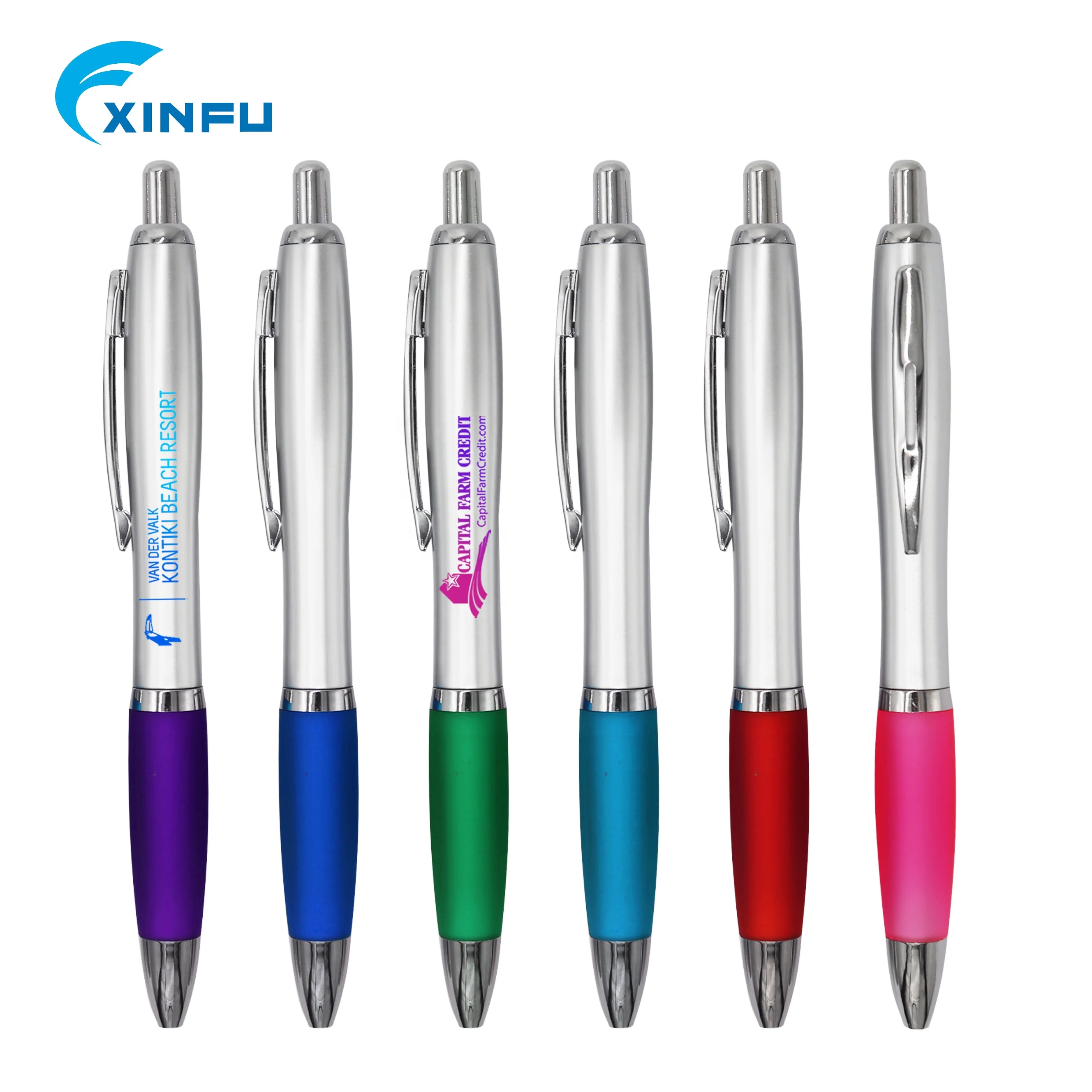 
Good quality promotional custom logo abs plastic cheap plastic tube office promotional ball-point pen 