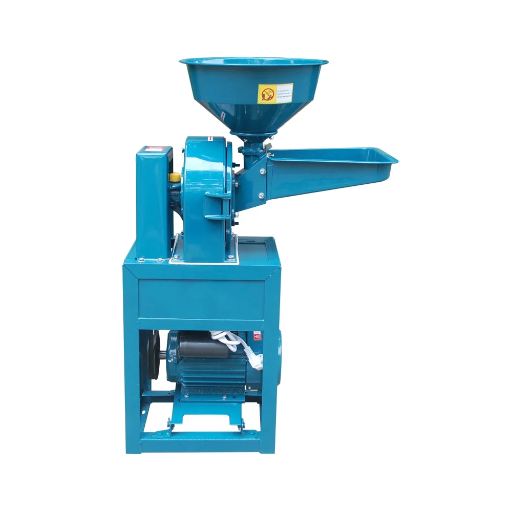 electric mini wheat corn grain grinding machine flour milling for animal feed making small manufacturers