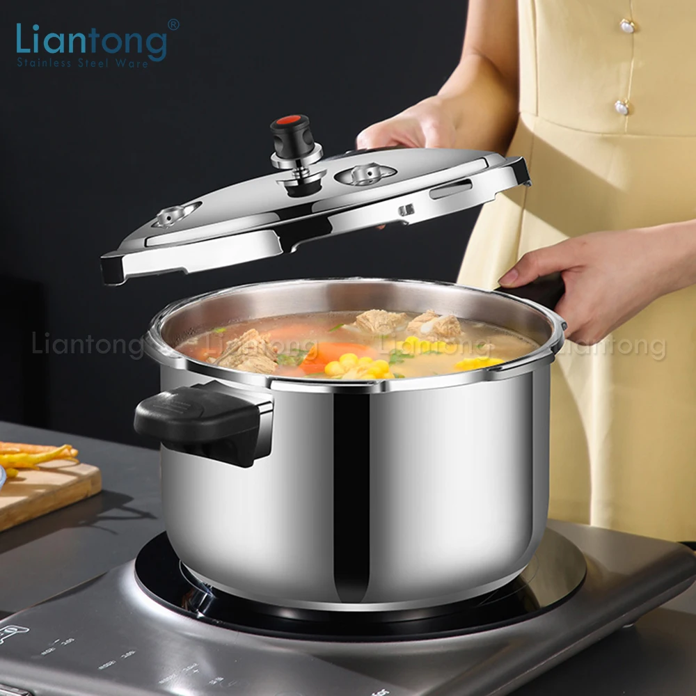 Liantong Factory Commercial Multi functional Fast Cooking Stainless Steel 201 304 Gas Induction Pressure