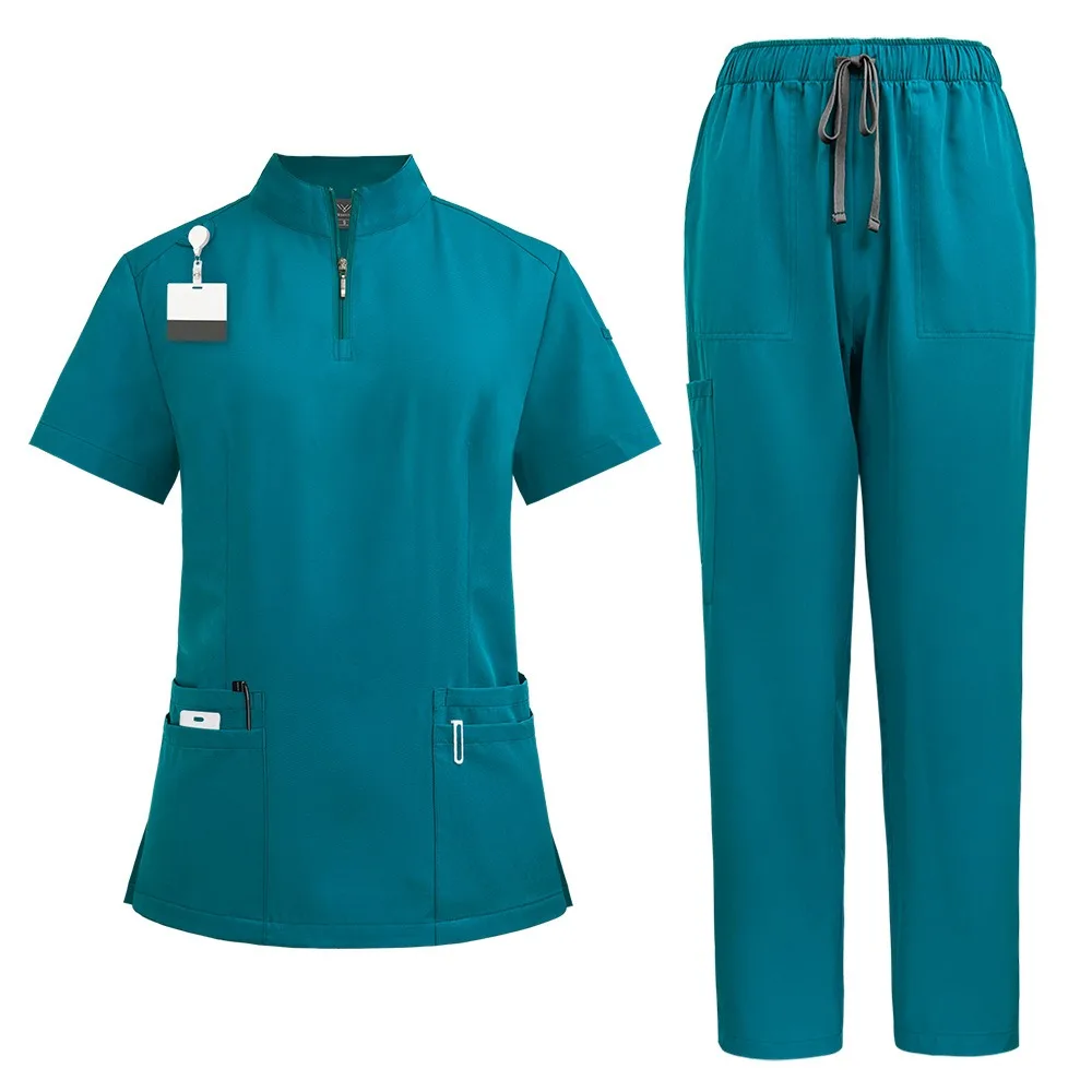 OEM High Quality Custom New Manufacturers Men 2024 Nurse Doctors Sets Scrub Designer Women Uniform Wholesale Medical Scrubs