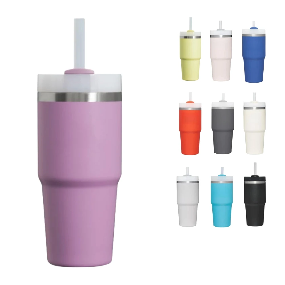 2024 New Design Spring Color Custom Insulated 40oz Double Walled Stainless Steel Tumbler Cups with Straw