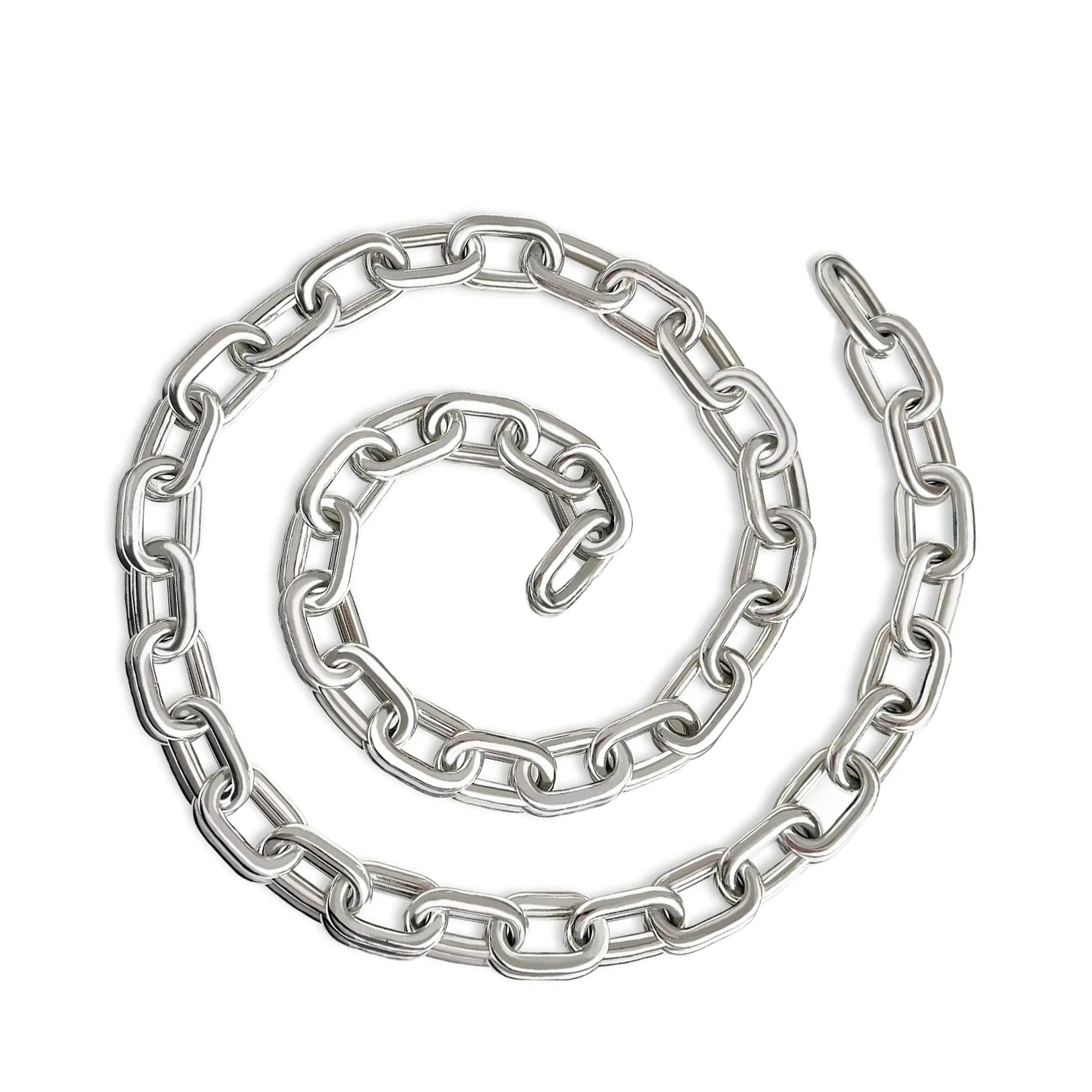 304/316 Stainless Steel High Polished DIN 766 CE Anchor Chain for Boat Parts