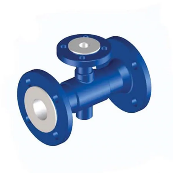 Hot Sale PTFE/PFA Lined Equal/Reducing Tee Fixed/Loose Flange Type Pipe Fittings for Chemical Industrial resistance acid