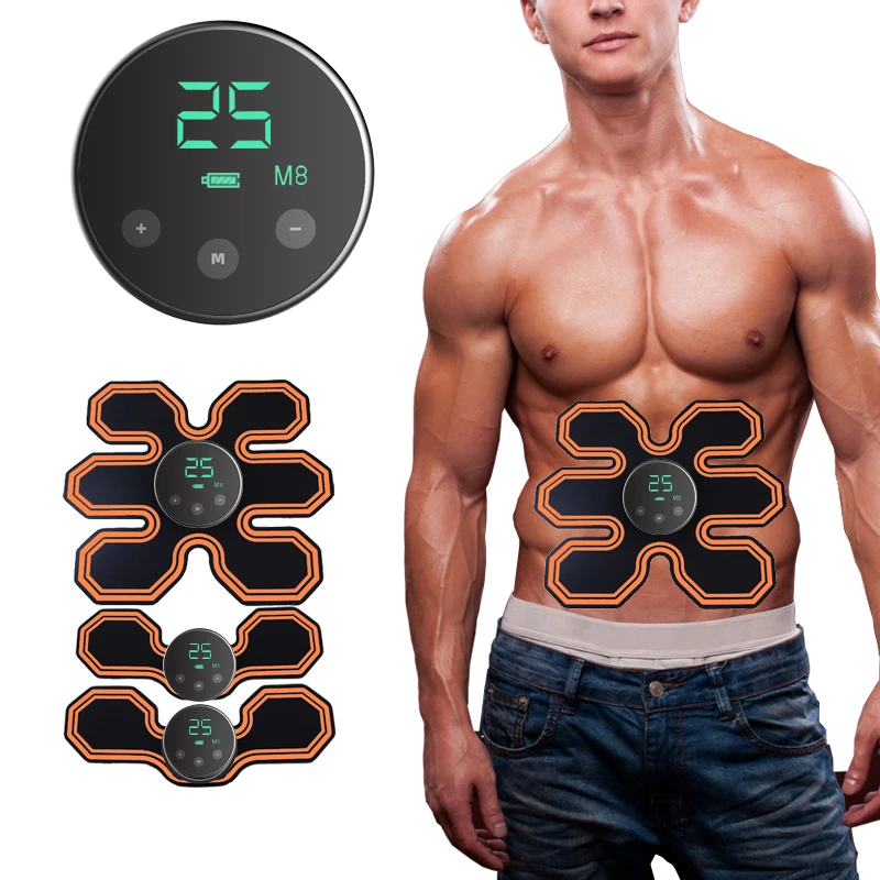 2023  bestseller abdominal device fitness ems six pad  belt slimming abs stimulation machine with low price