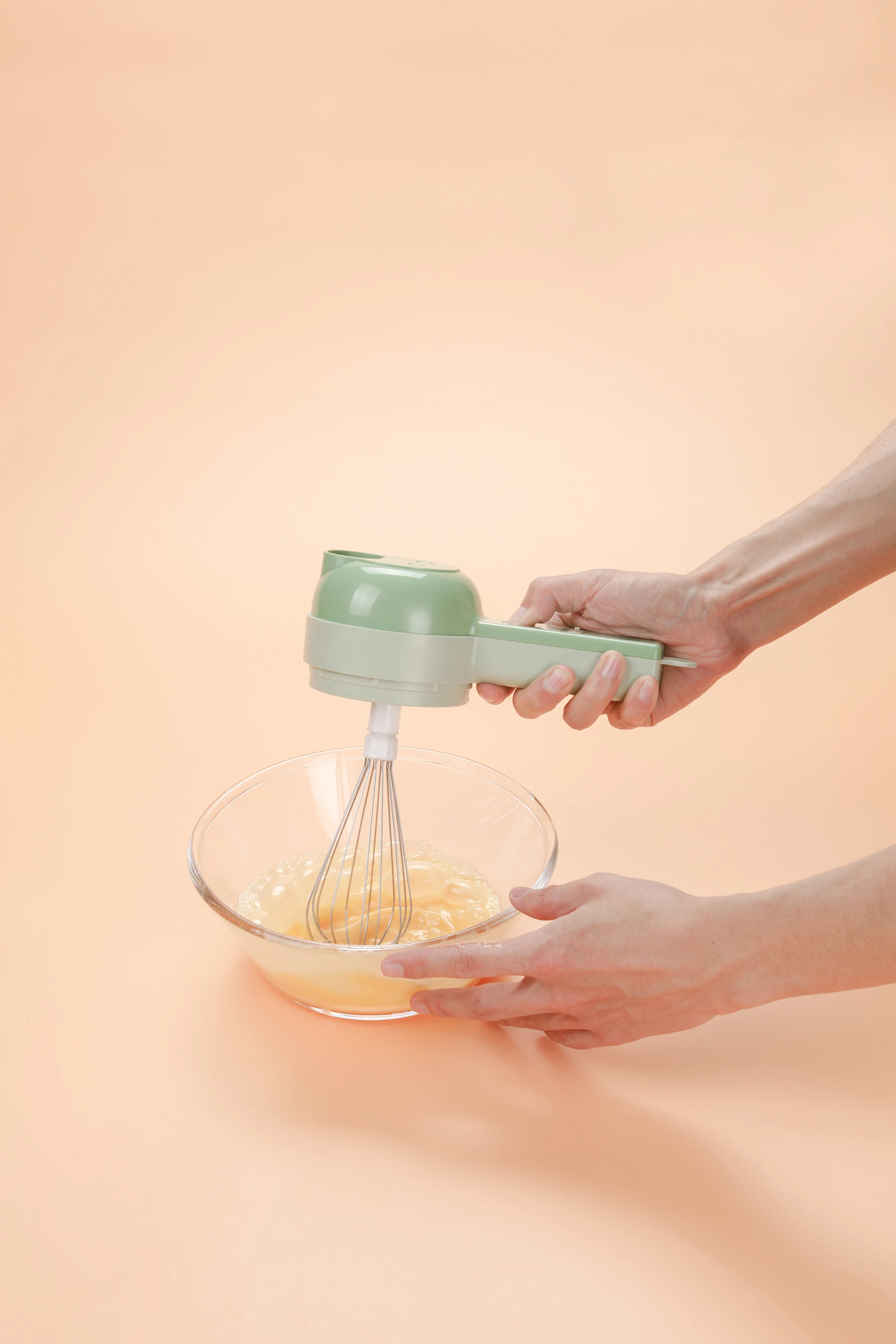 Smart Gadgets Electric Slicer Kitchen Chopper hand held food processor portable 4 in 1 handheld Electric Vegetable Cutter Set