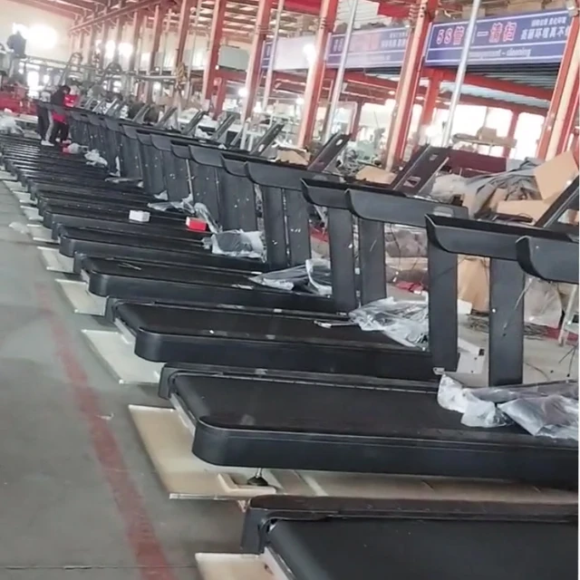 Ganas gym equipment  commercial motorized treadmill hotel exercise running walking machine