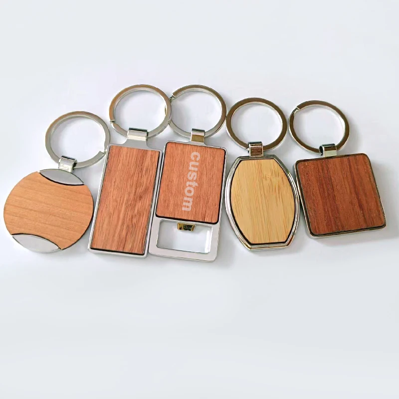 Деревянный брелок для ключей