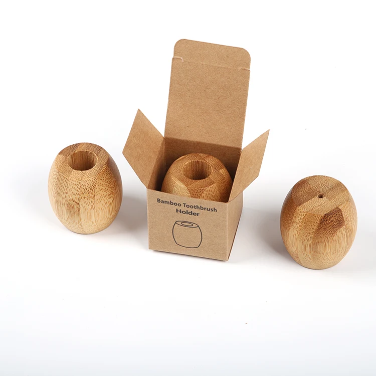 Best Quality Organic Biodegradable Wooden Bamboo Toothbrush Holder Stand For