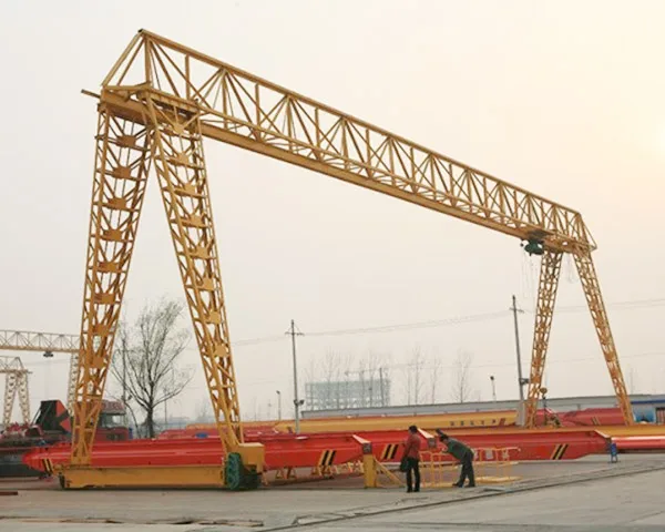 MH Truss type ce certificated 12t 15t single girder gantry crane with electric hoist