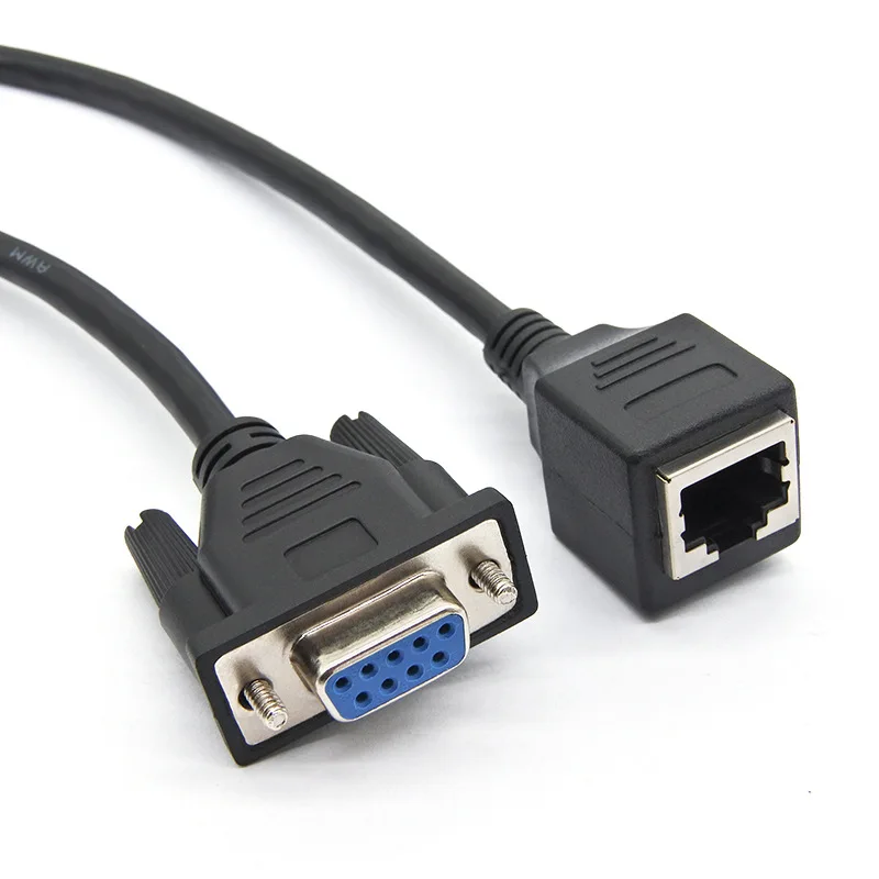 Straight Through Db9 9 Pin Serial / Rs232 Male To Female Extension Cable