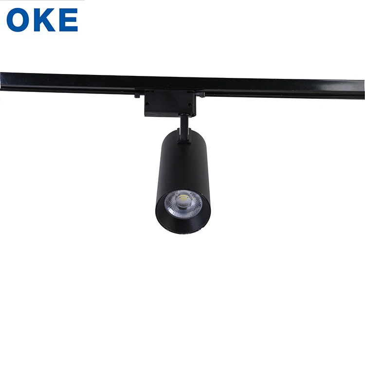Лидер продаж, светодиодный потолочный Трековый светильник с углом освещения 15 градусов, 12 Вт, 20 Вт, 30 Вт, точечный светильник cob
