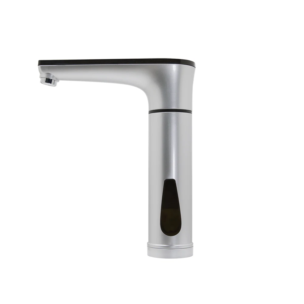 JNOD Rotary Spout LED Display Electric Water Heater Tap Kitchen Bathroom Instant Electric Heating Faucet