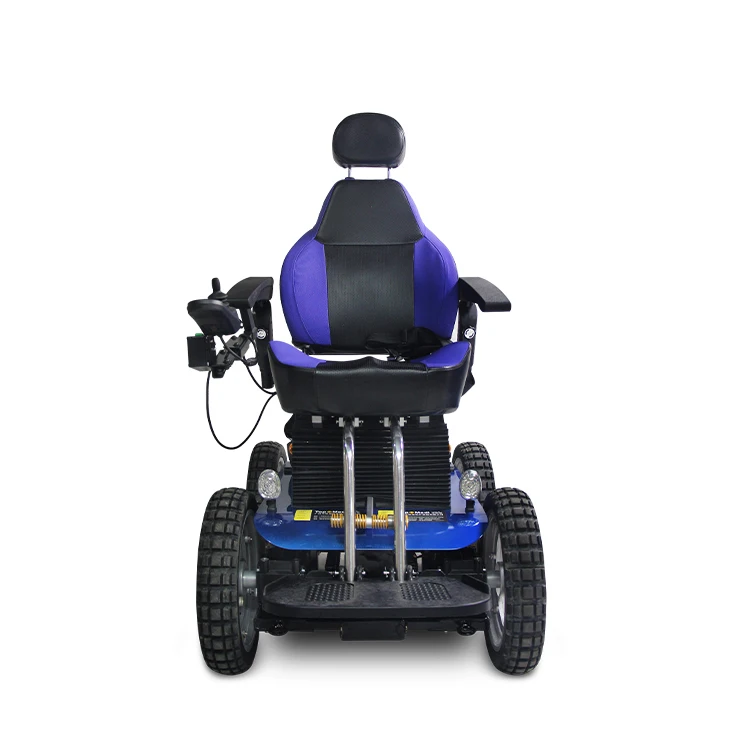 Strong capacity with electromagnetic brake seat size optional electric wheelchair conquer a variety of terrain 1350W*2  -BZ-O01