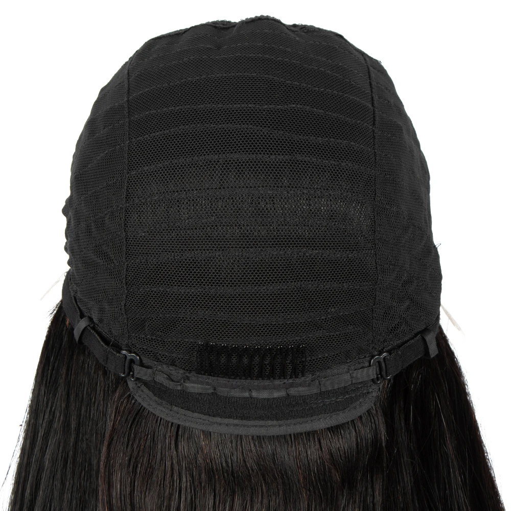 Rebecca Hot new products color hair extension wig black brazilian Straight human hair wig with factory price