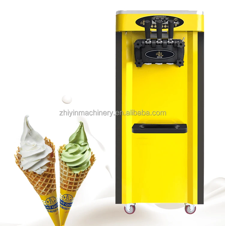 Commercial Ice Cream Maker Automatic Miken Soft Serve Ice Cream Machine Ice Cream Making Machine