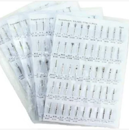 Dental Bur Accessories Polishing Diamond Bur Book For Collection