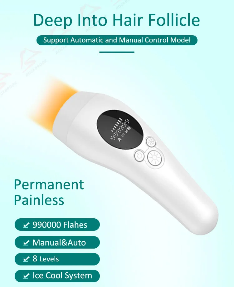 Ready To Ship Wireless Permanent Penis Laser Ice Cool Rosacea Enzo Epilateur Touch Beauty Black Ipl Hair Removal For Men