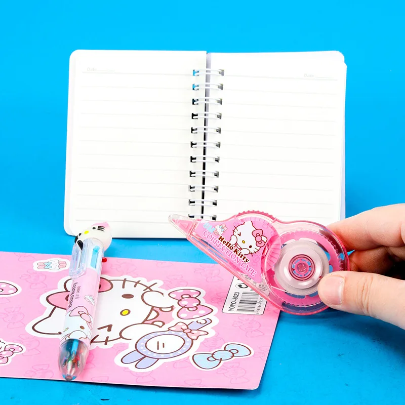 Cartoon Animal Stationery Set Gift Unicorn Stationery Set 3-piece Stationery Set Correction Tape Notebook with Pen