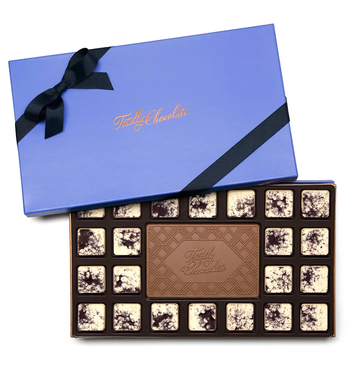 Custom Logo Base and Lid Chocolate Truffle Paper Box Chocolate Packaging Box With Dividers