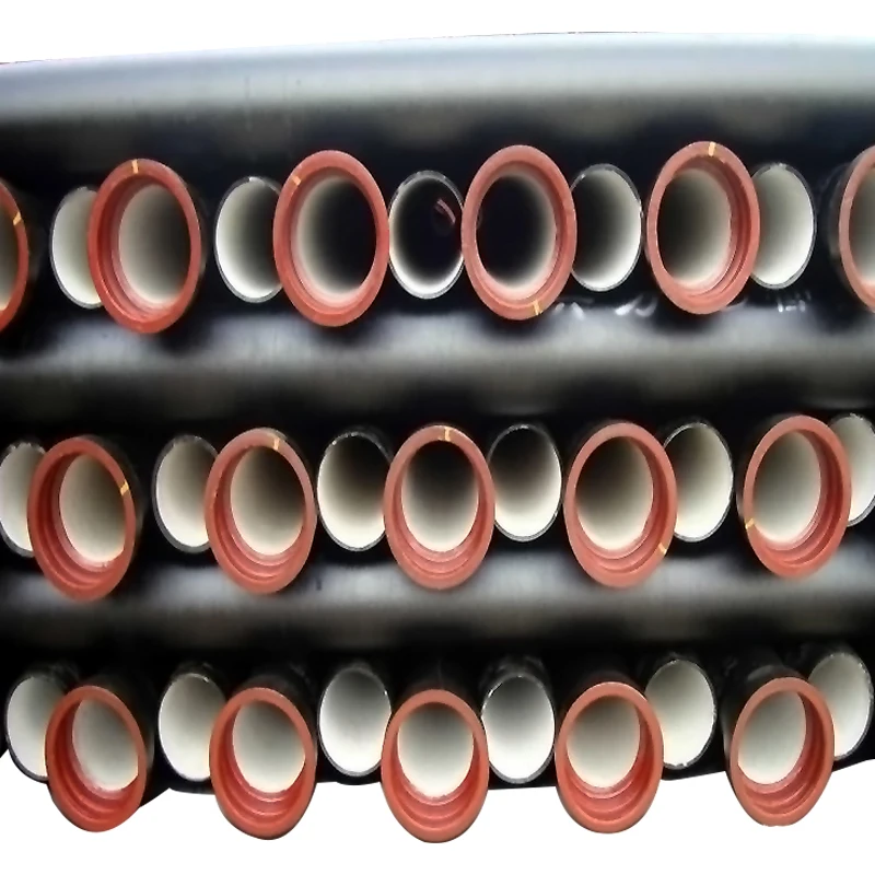 ISO2531 k9 8m 10m 450mm EN545 K9 ductile iron pipes round ductile pipe