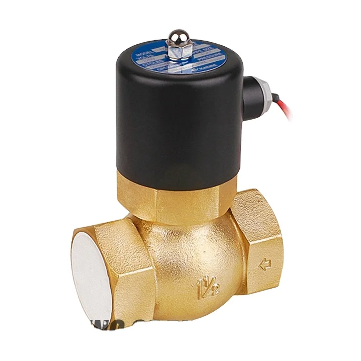 US-20 2L-20 series Normally Closed 3/4 Inch Brass Solenoid Valve  2/2 Way High Temperature Steam Solenoid Valve
