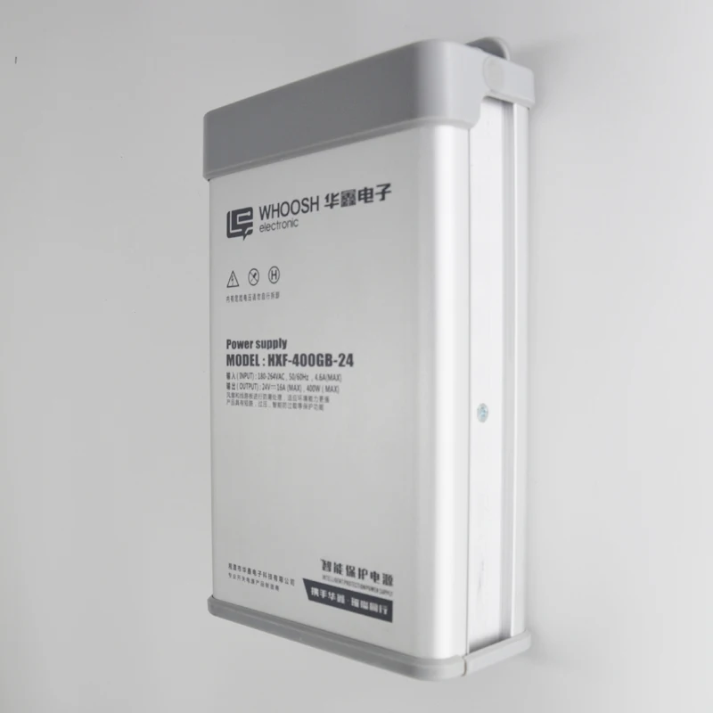 HXF-400GB-24 Новый Интеллектуальный светодиодный наружный трансформатор переменного тока в постоянного 24 В для светодиодного освещения и дисплея 400 Вт непромокаемый источник питания