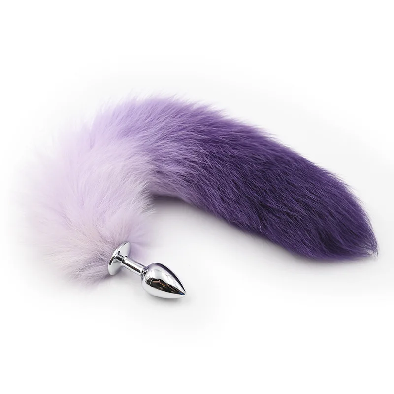NPS Fox Tail Metal Butt Plug Sex Toys Anal For Female
