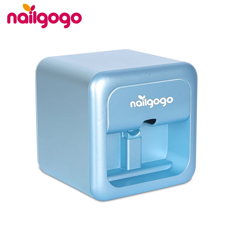 Nailgogo f4 nail printer small nail printer with mobile 3d nailprinter app electric nail art machine