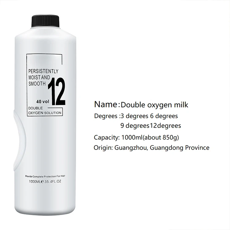 Professional Natural Looking Salon Size Hydrogen Oxidizer Cream With Pleasant Fragrance 100% Grey Coverage