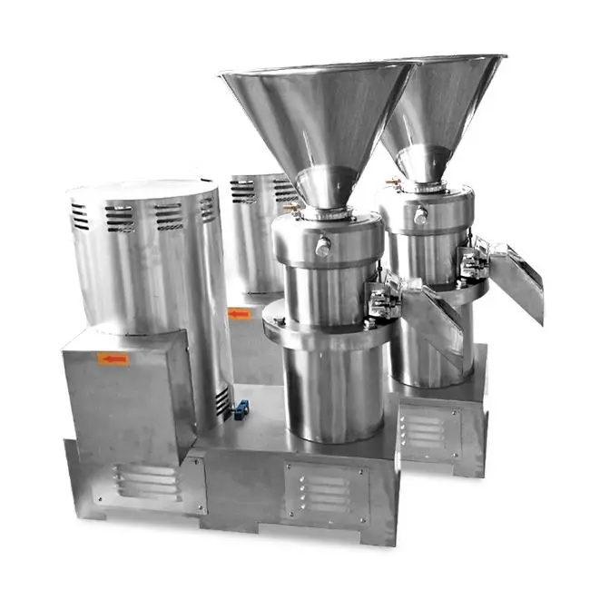 Factory price grease colloid mill/peanut butter making machine line