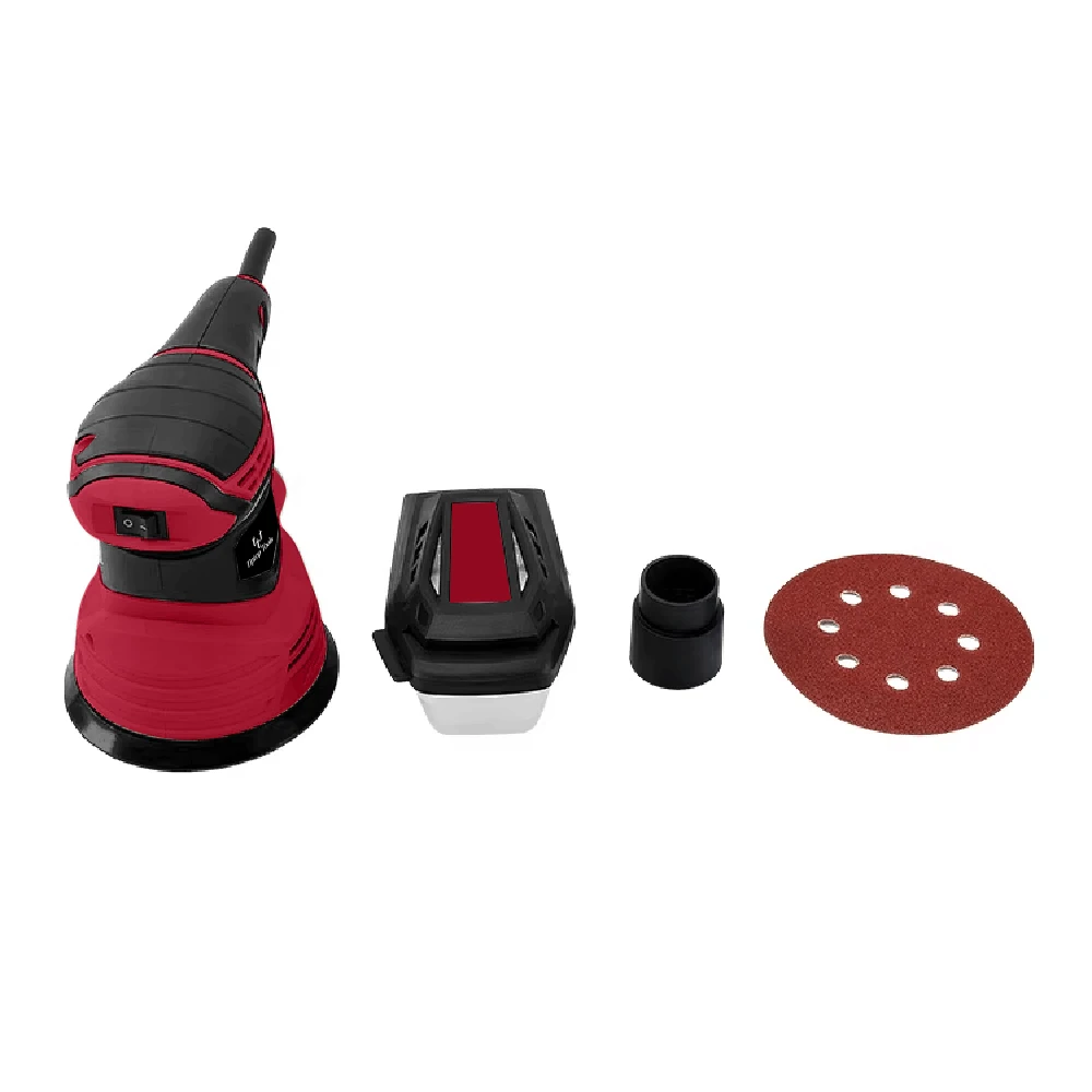 Hot Sale 5 inch Random Orbital Sander 125mm 350W Variable Speed AC Corded Electric Dual Action Palm Sander For Woodworking