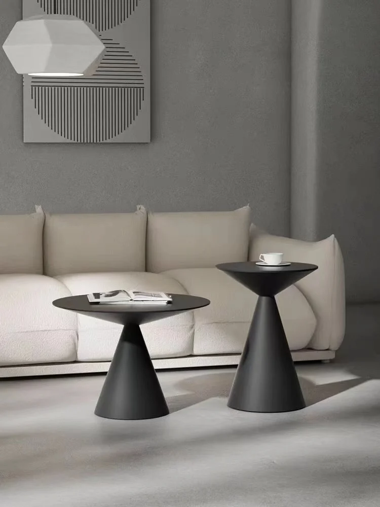 Modern Creative Living Room and Bedroom Furniture Set Sofa with Small Simple round Corner Coffee Table