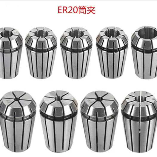Collet ER16, ER20 for the tool holder ISO20, ISO25, BT30