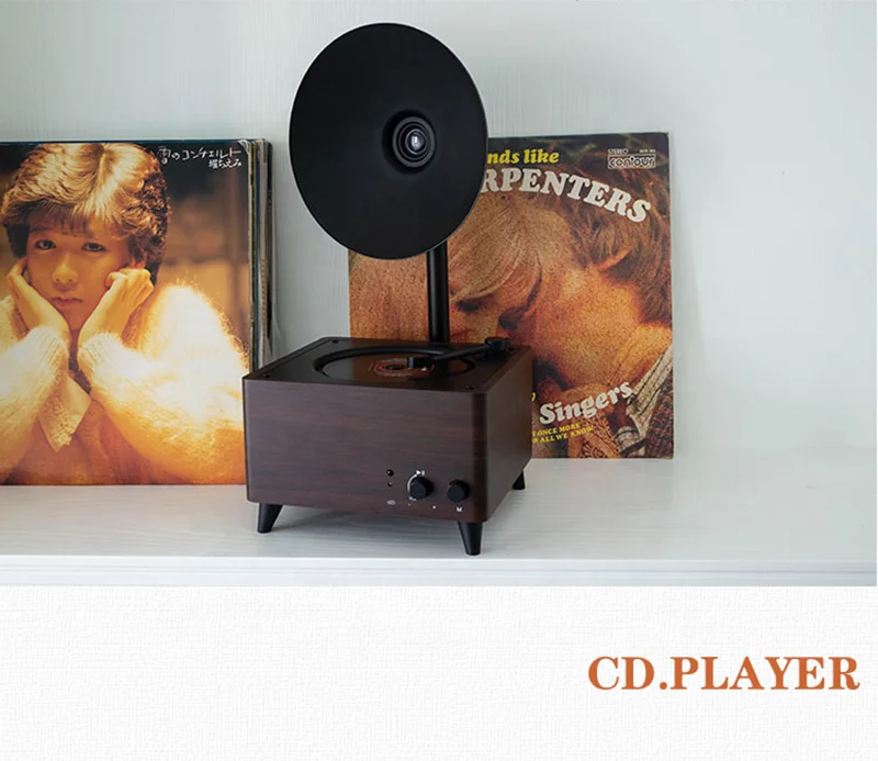 2022 Fast Dispatch New Multifunction Black DJ DVD Speaker BT Output USB Connection Portable CD Player Hifi