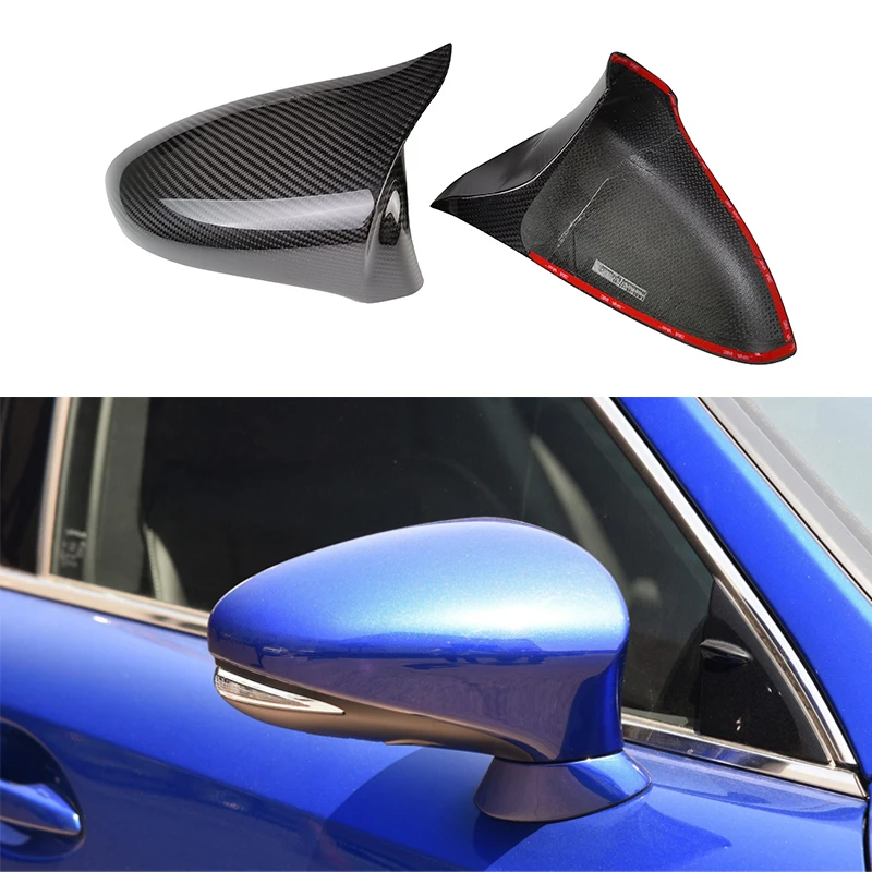 tantan Carbon Fiber Side Car Rear View Mirror Cover Replace Body Kit Custom For Lexus IS ES RC F Sport 2018 RC300 IS300h ES300h